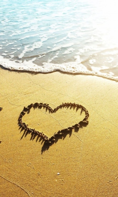 Das I Heart Ocean Wallpaper 240x400