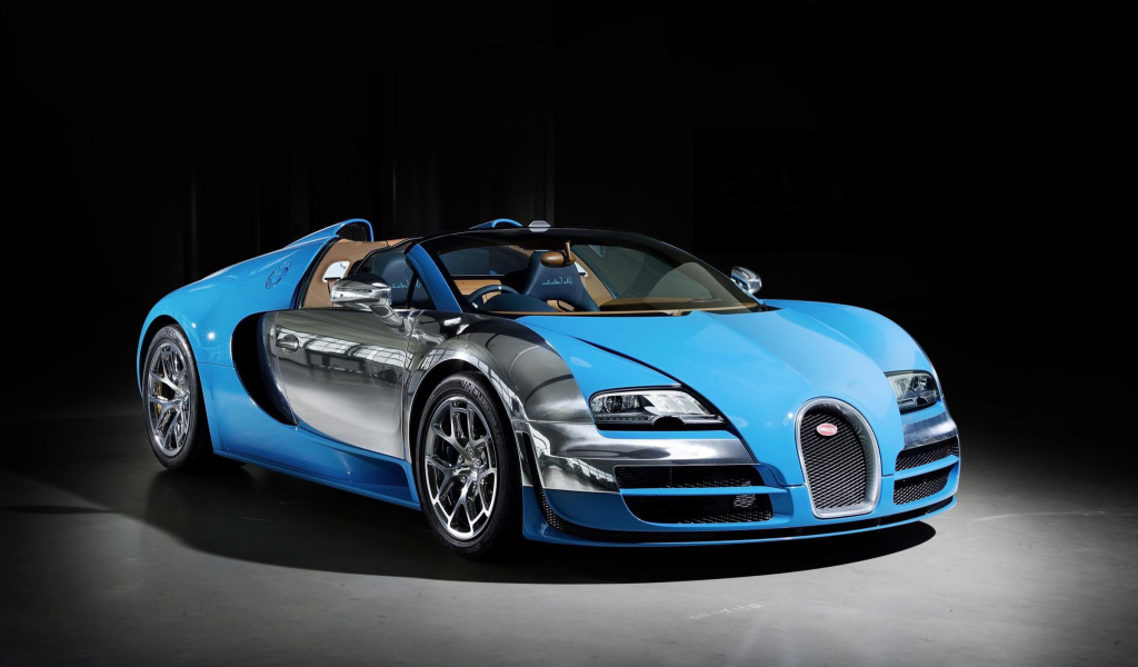 Screenshot №1 pro téma Bugatti Veyron Grand Sport Vitesse Roadster 1024x600