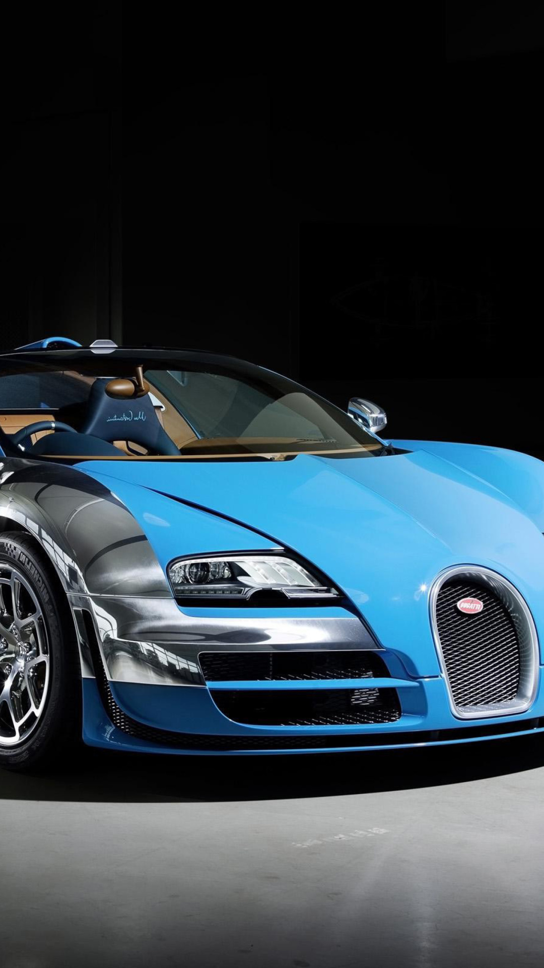 Screenshot №1 pro téma Bugatti Veyron Grand Sport Vitesse Roadster 1080x1920