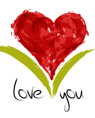 Love You - Obrázkek zdarma pro iPhone 5