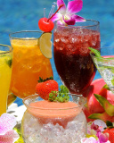 Das Summer cocktails in hotel All Inclusive Wallpaper 128x160