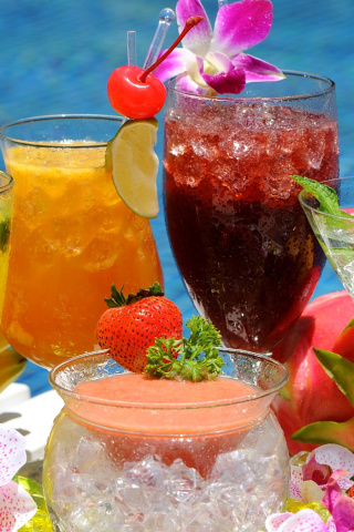 Summer cocktails in hotel All Inclusive screenshot #1 320x480