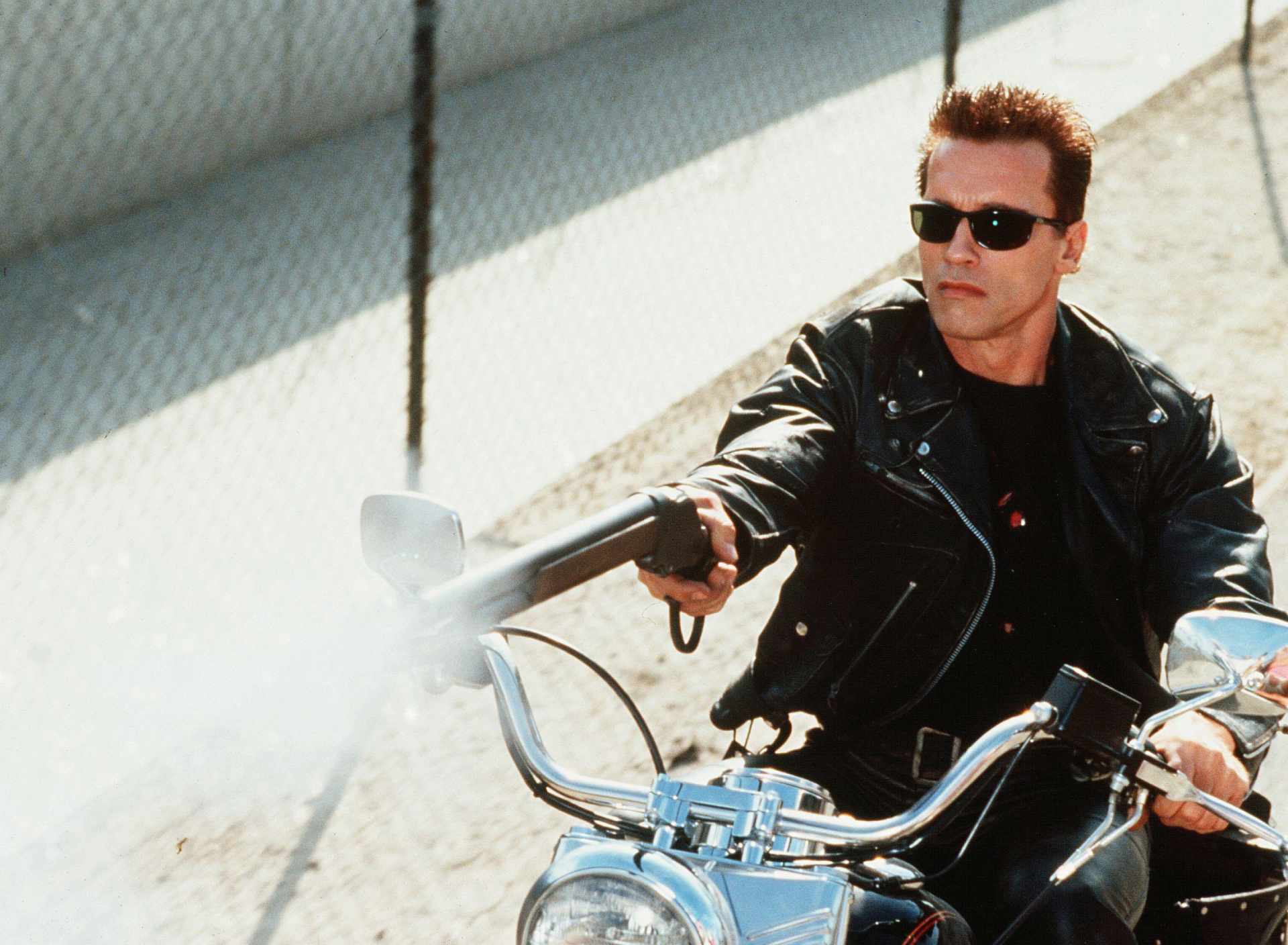 Das Arnold Schwarzenegger in Terminator 2 Wallpaper 1920x1408