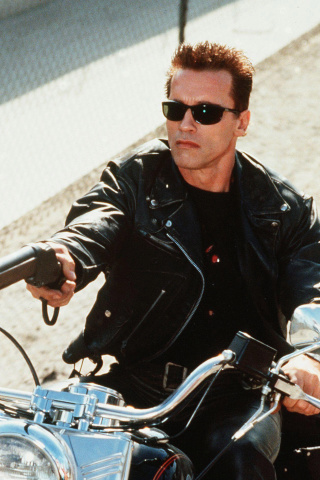 Screenshot №1 pro téma Arnold Schwarzenegger in Terminator 2 320x480