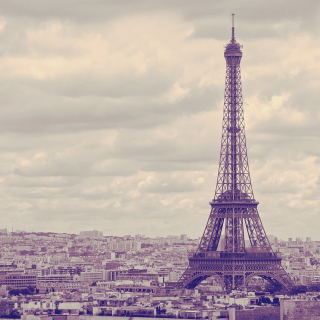 Eiffel Tower Landmark Color - Obrázkek zdarma pro 128x128