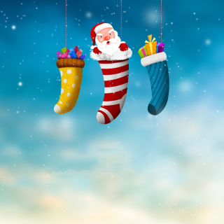 Santa Is Coming To Town - Obrázkek zdarma pro 128x128