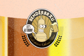 Futurama Bender  Benderbrau - Obrázkek zdarma pro Sony Xperia Z2 Tablet