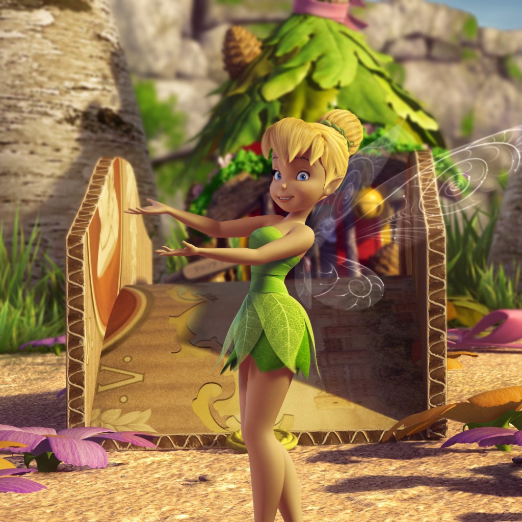 Обои Tinker Bell And The Great Fairy Rescue 2 1024x1024