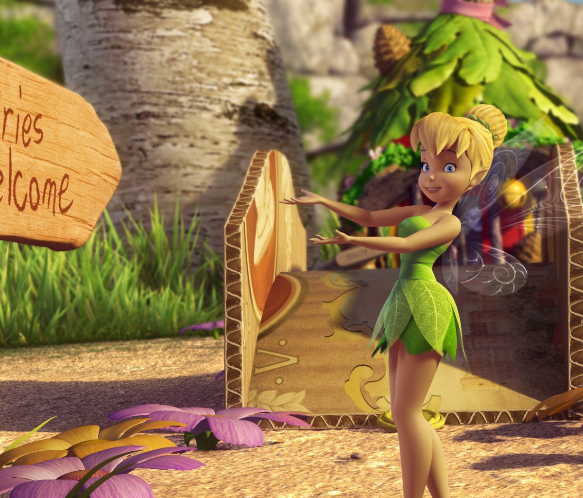 Обои Tinker Bell And The Great Fairy Rescue 2 1200x1024