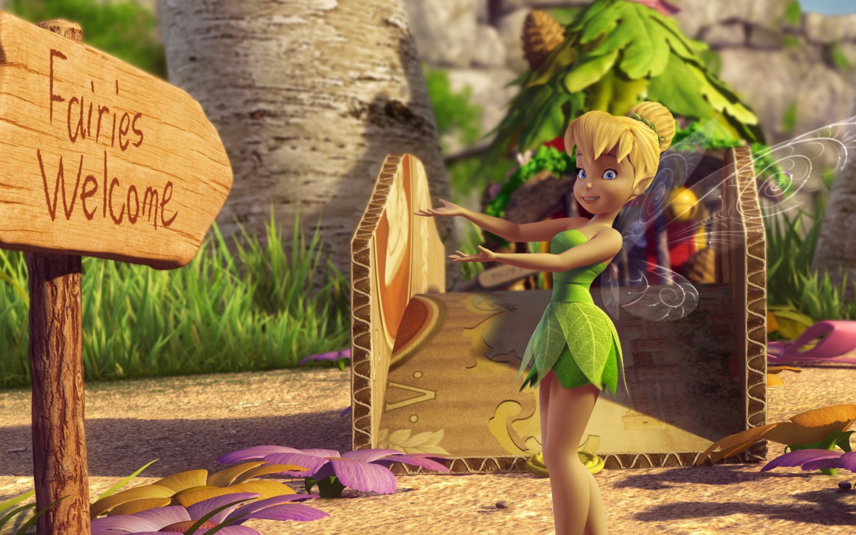 Screenshot №1 pro téma Tinker Bell And The Great Fairy Rescue 2 1680x1050