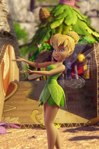 Screenshot №1 pro téma Tinker Bell And The Great Fairy Rescue 2 320x480