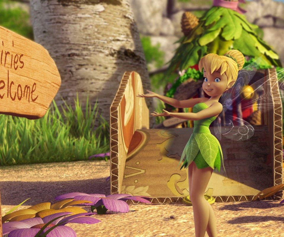 Screenshot №1 pro téma Tinker Bell And The Great Fairy Rescue 2 960x800