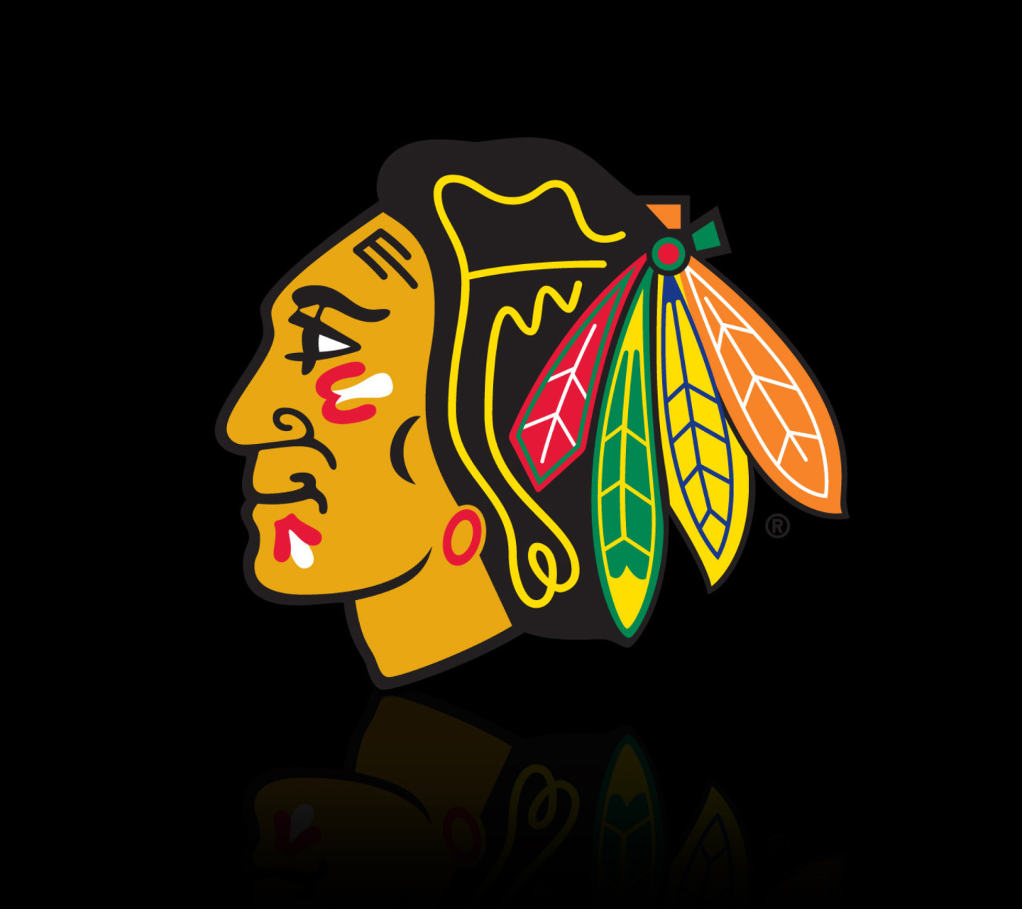 Das Chicago Blackhawks Wallpaper 1440x1280