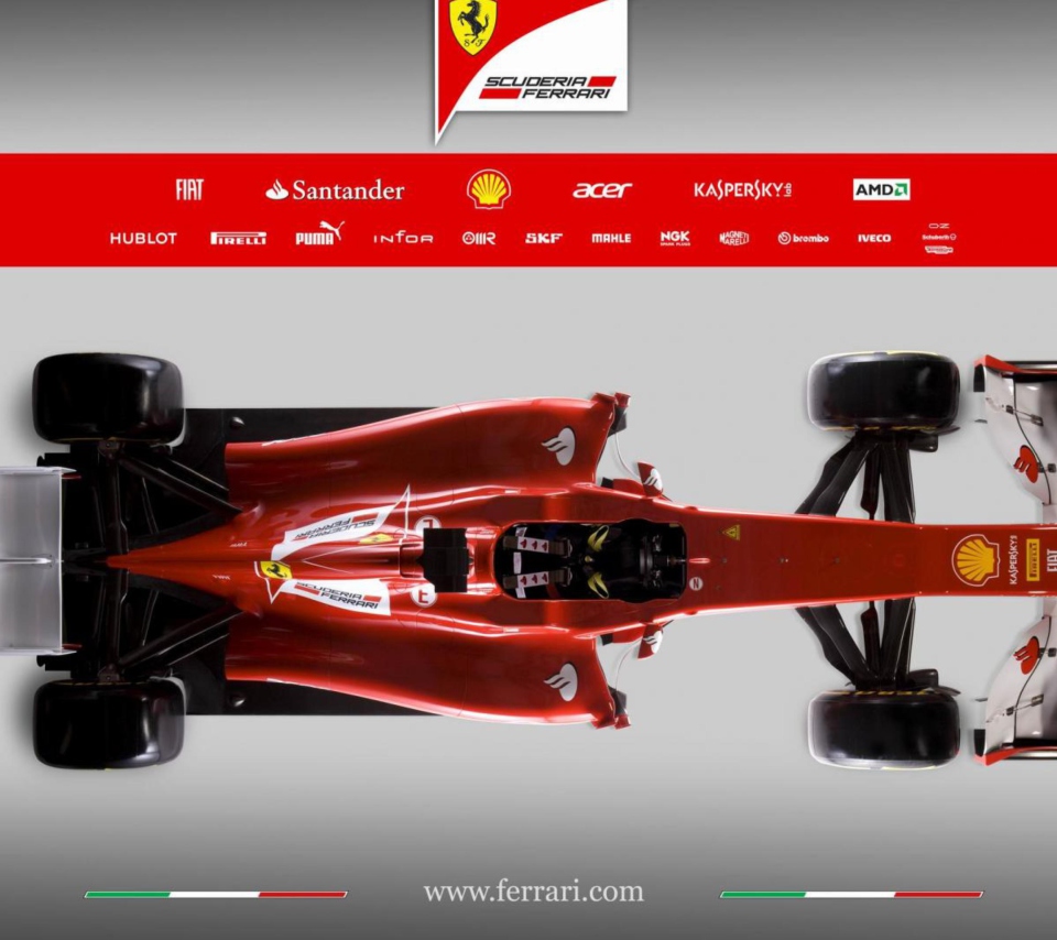 Fondo de pantalla Ferrari F1 960x854