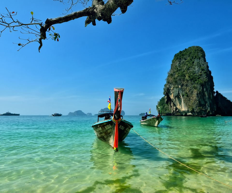 Railay Island Thailand wallpaper 960x800