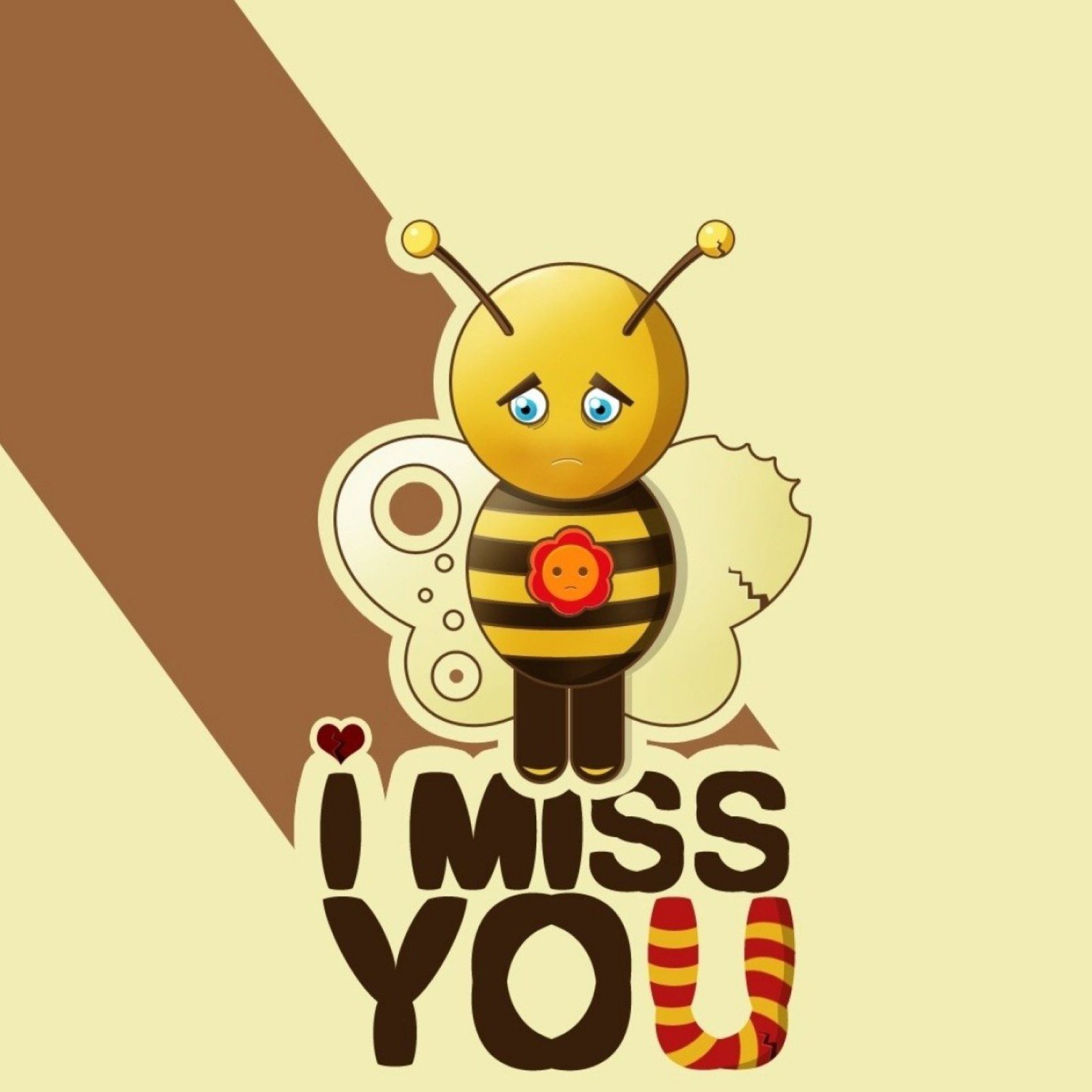 Das I Miss You Wallpaper 2048x2048