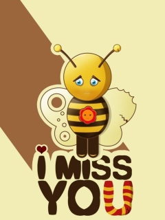 Screenshot №1 pro téma I Miss You 240x320