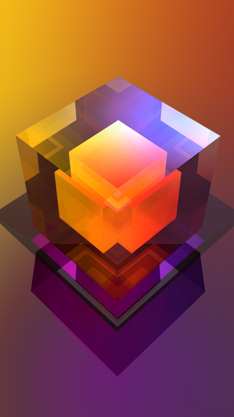 Screenshot №1 pro téma Colorful Cube 750x1334