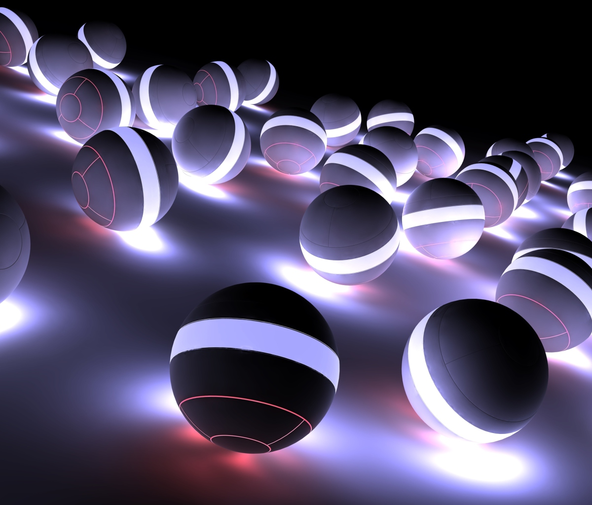 Screenshot №1 pro téma Spherical Balls 1200x1024