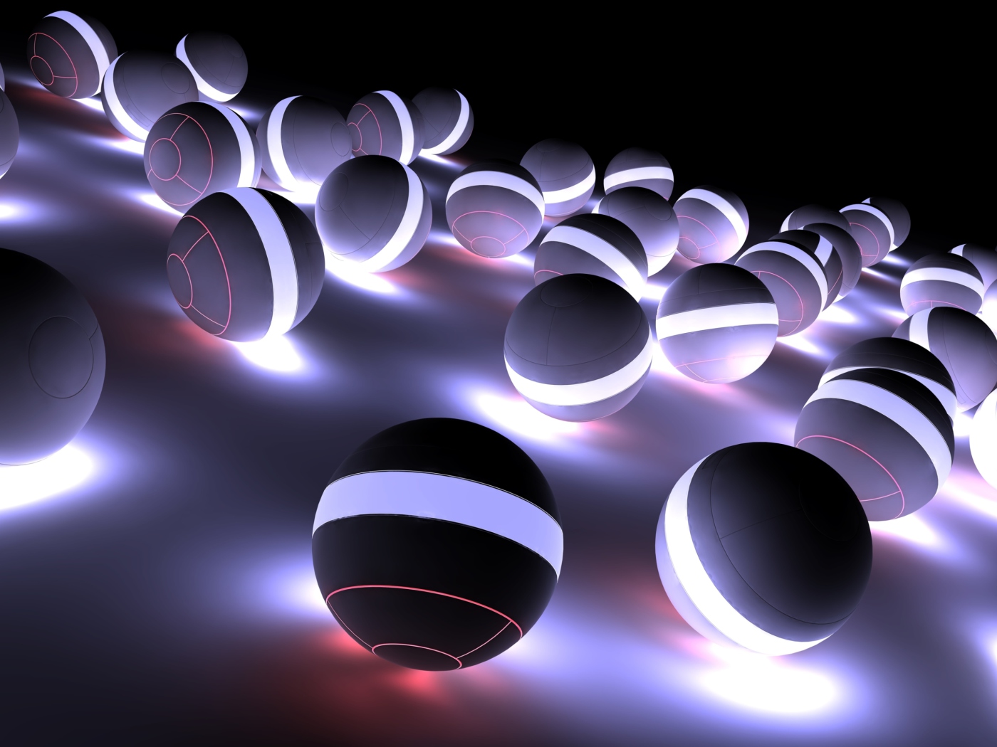 Screenshot №1 pro téma Spherical Balls 1400x1050