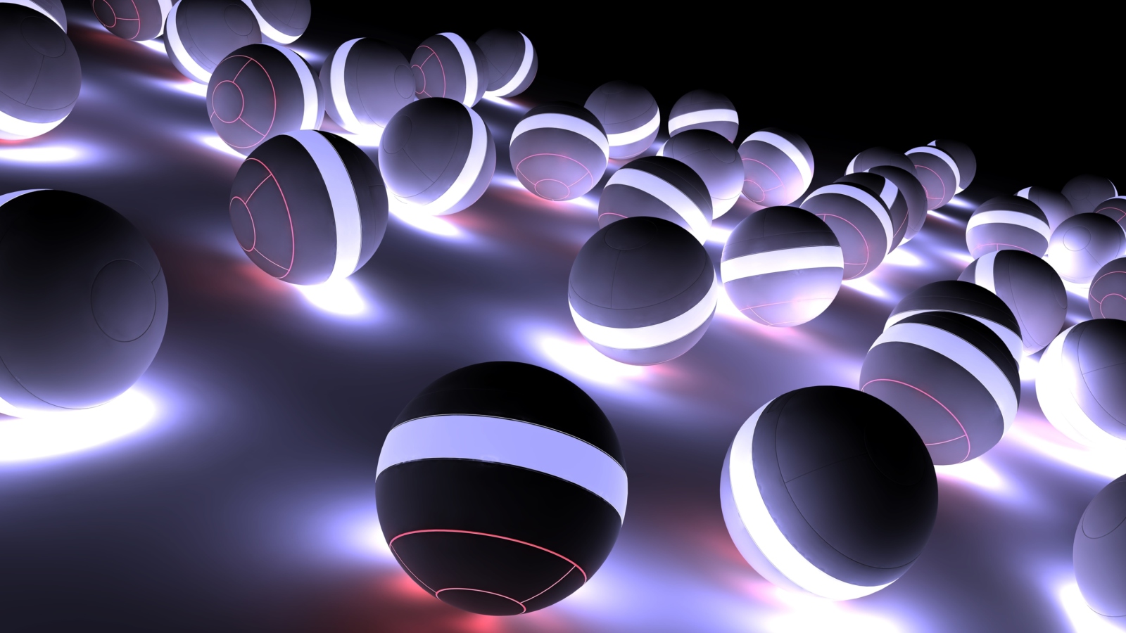 Screenshot №1 pro téma Spherical Balls 1600x900