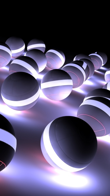 Spherical Balls wallpaper 360x640