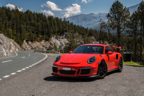 Screenshot №1 pro téma Porsche 911 GT3 RS 480x320