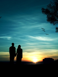 Screenshot №1 pro téma Romantic Sunset 240x320