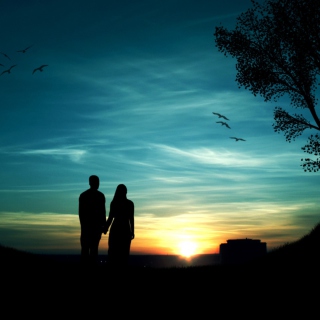 Romantic Sunset - Obrázkek zdarma pro iPad Air