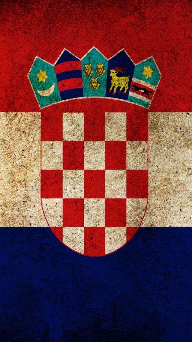 Croatia Flag wallpaper 640x1136