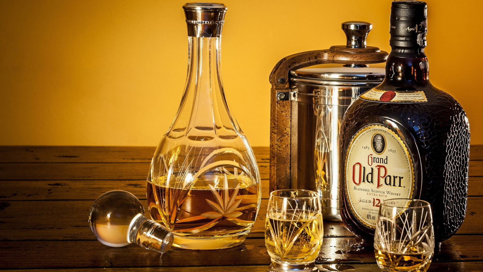 Обои Grand Old Parr Blended Scotch Whisky 1600x900