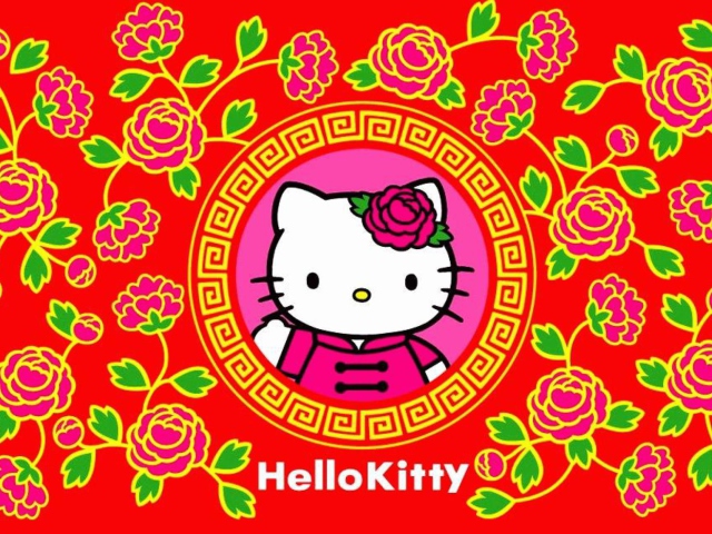 Обои Hello Kitty 640x480