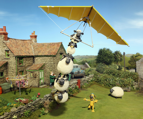 Shaun The Sheep wallpaper 480x400