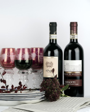 Das Chianti Wine from Tuscany region Wallpaper 176x220
