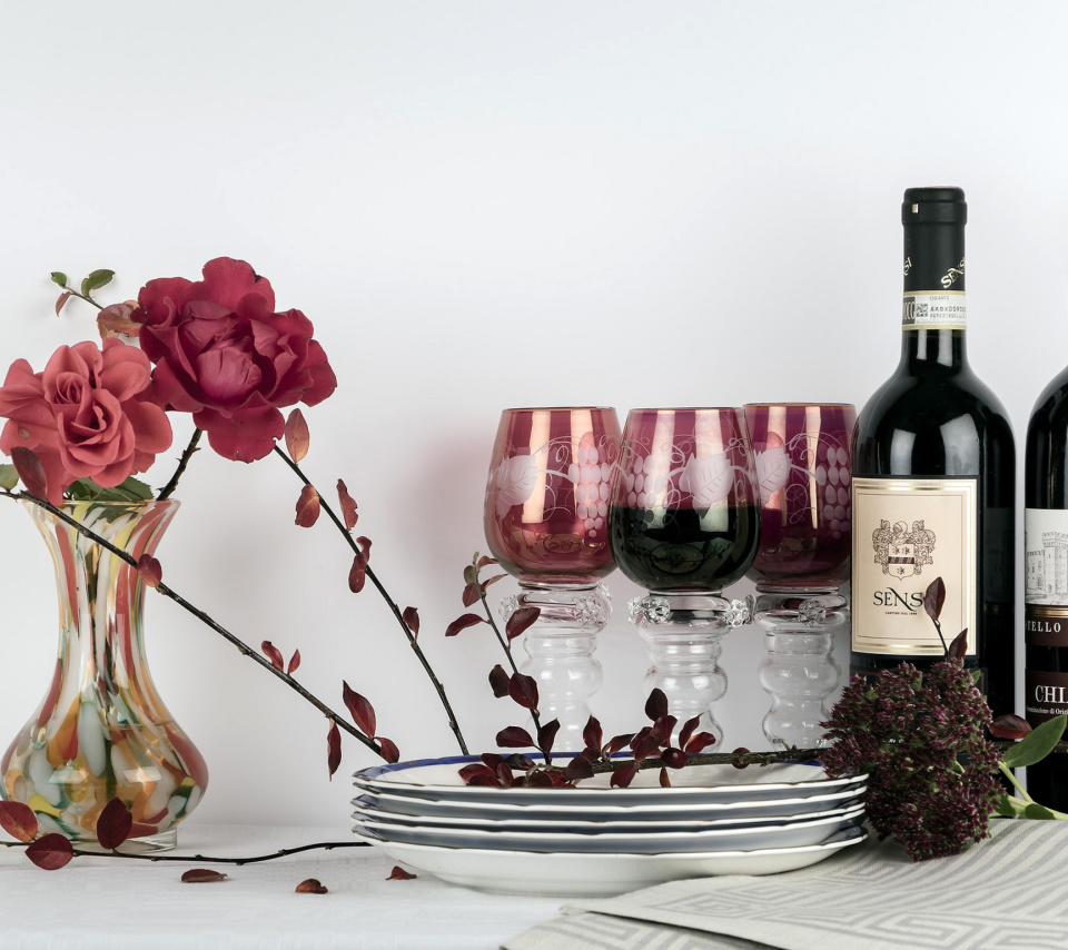 Chianti Wine from Tuscany region wallpaper 960x854
