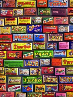 Chewing gum Turbo wallpaper 240x320