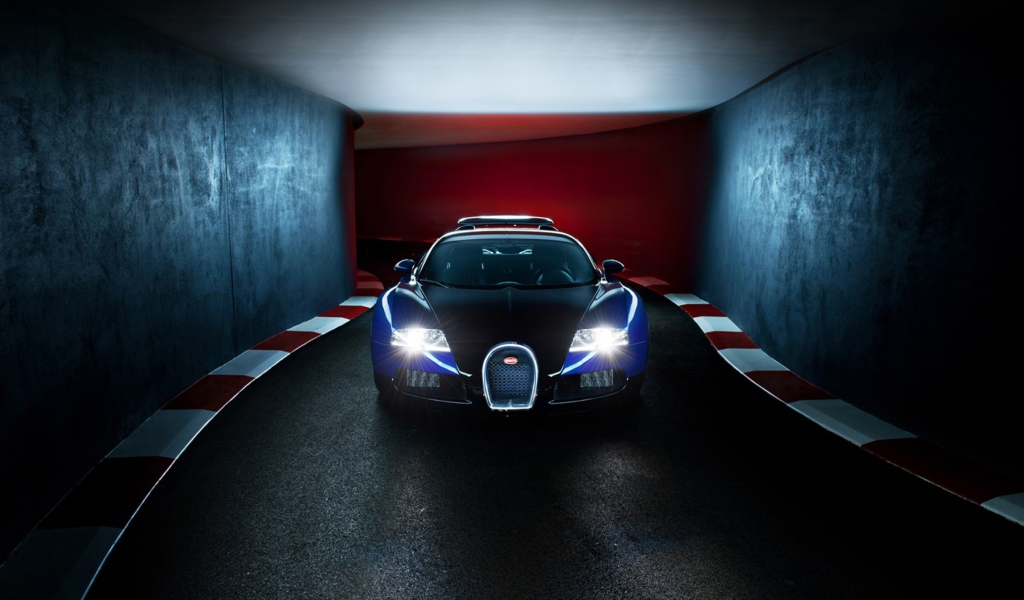 Das Bugatti Veyron Wallpaper 1024x600