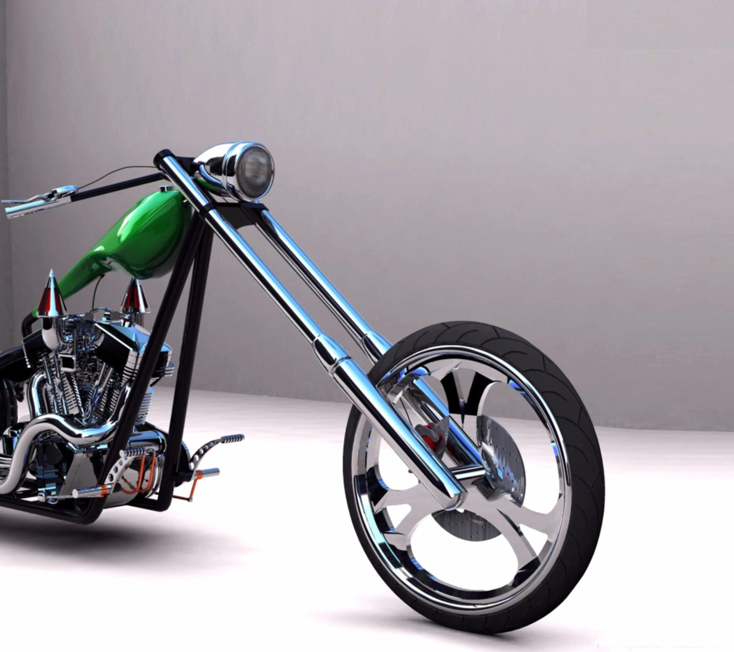 Fondo de pantalla Harley Davidson Chopper 1440x1280