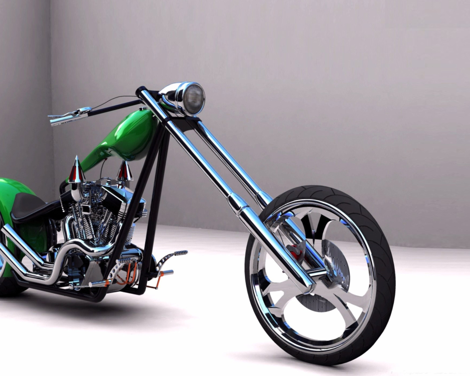 Fondo de pantalla Harley Davidson Chopper 1600x1280