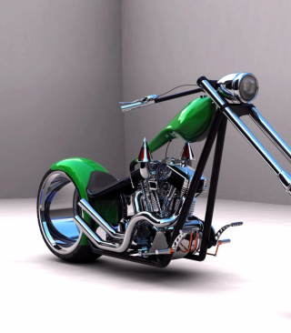 Harley Davidson Chopper - Obrázkek zdarma pro Nokia C2-05