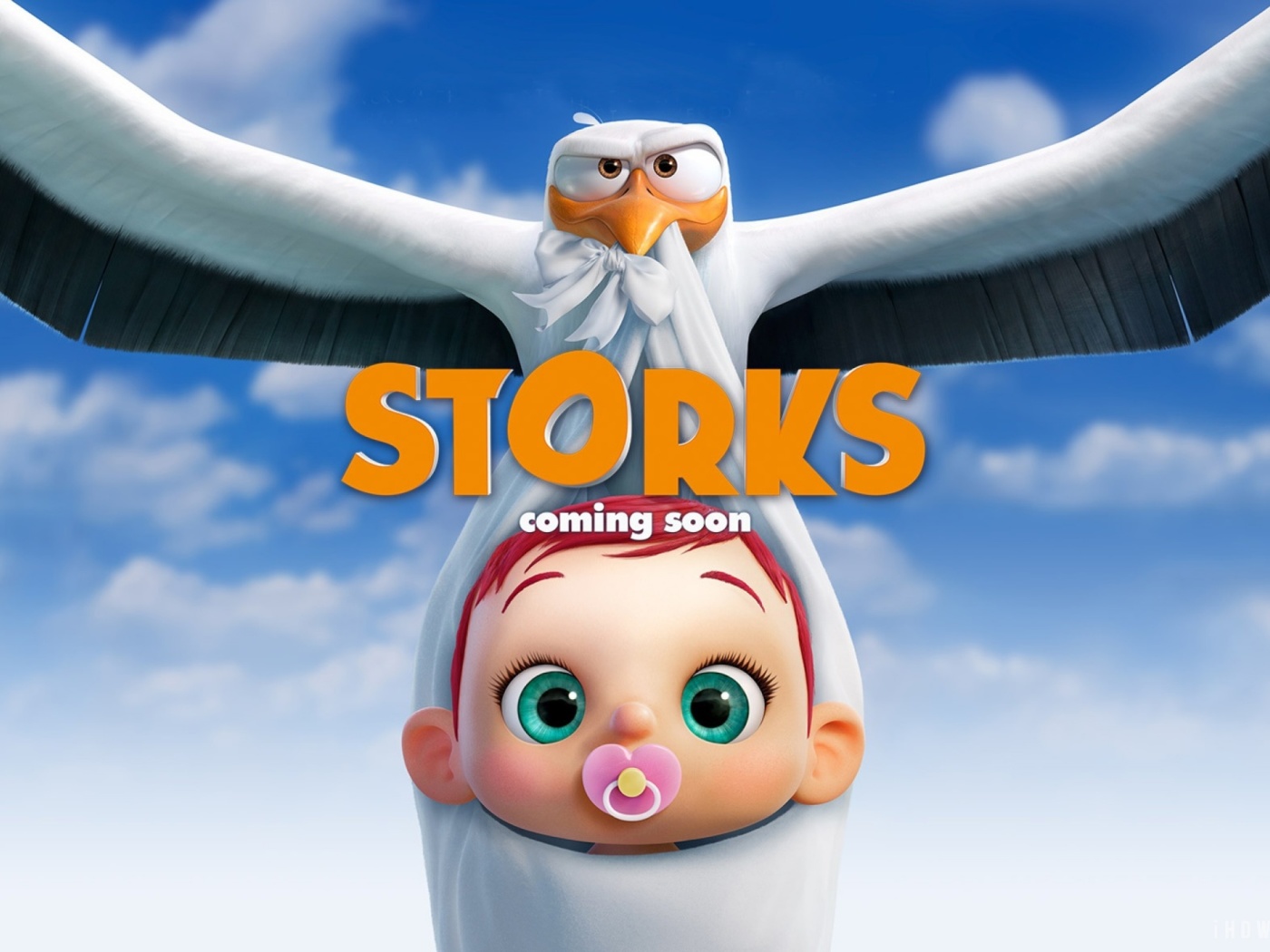 Storks HD wallpaper 1400x1050