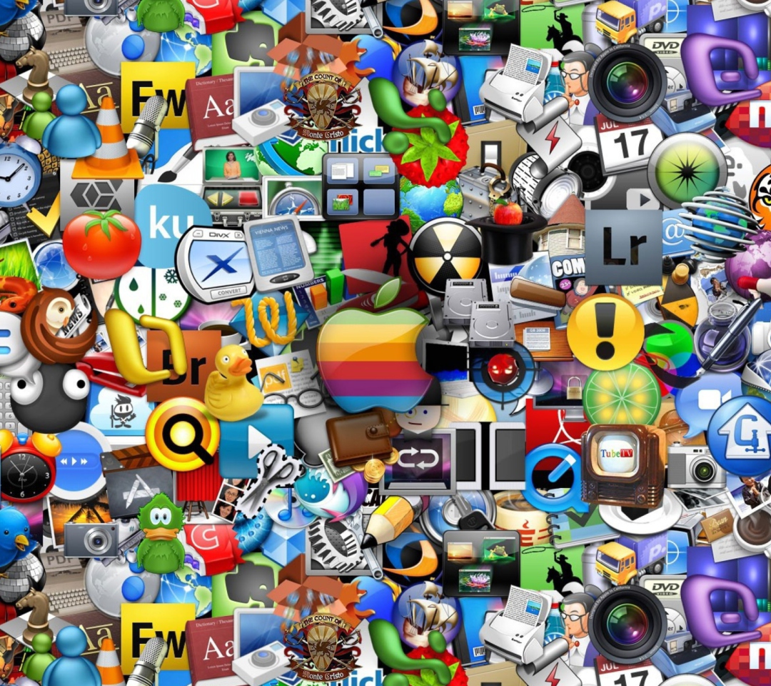 Mac Icons wallpaper 1080x960