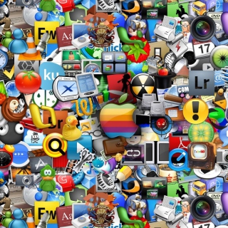 Kostenloses Mac Icons Wallpaper für iPad 3