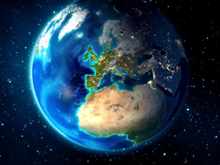 Das Earth Wallpaper 320x240