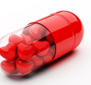 Kostenloses Red Love Pills Wallpaper für 208x208