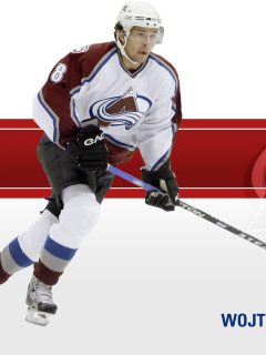 Screenshot №1 pro téma Colorado Avalanche Wojtek Wolski 240x320