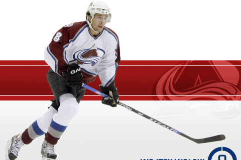 Screenshot №1 pro téma Colorado Avalanche Wojtek Wolski 480x320