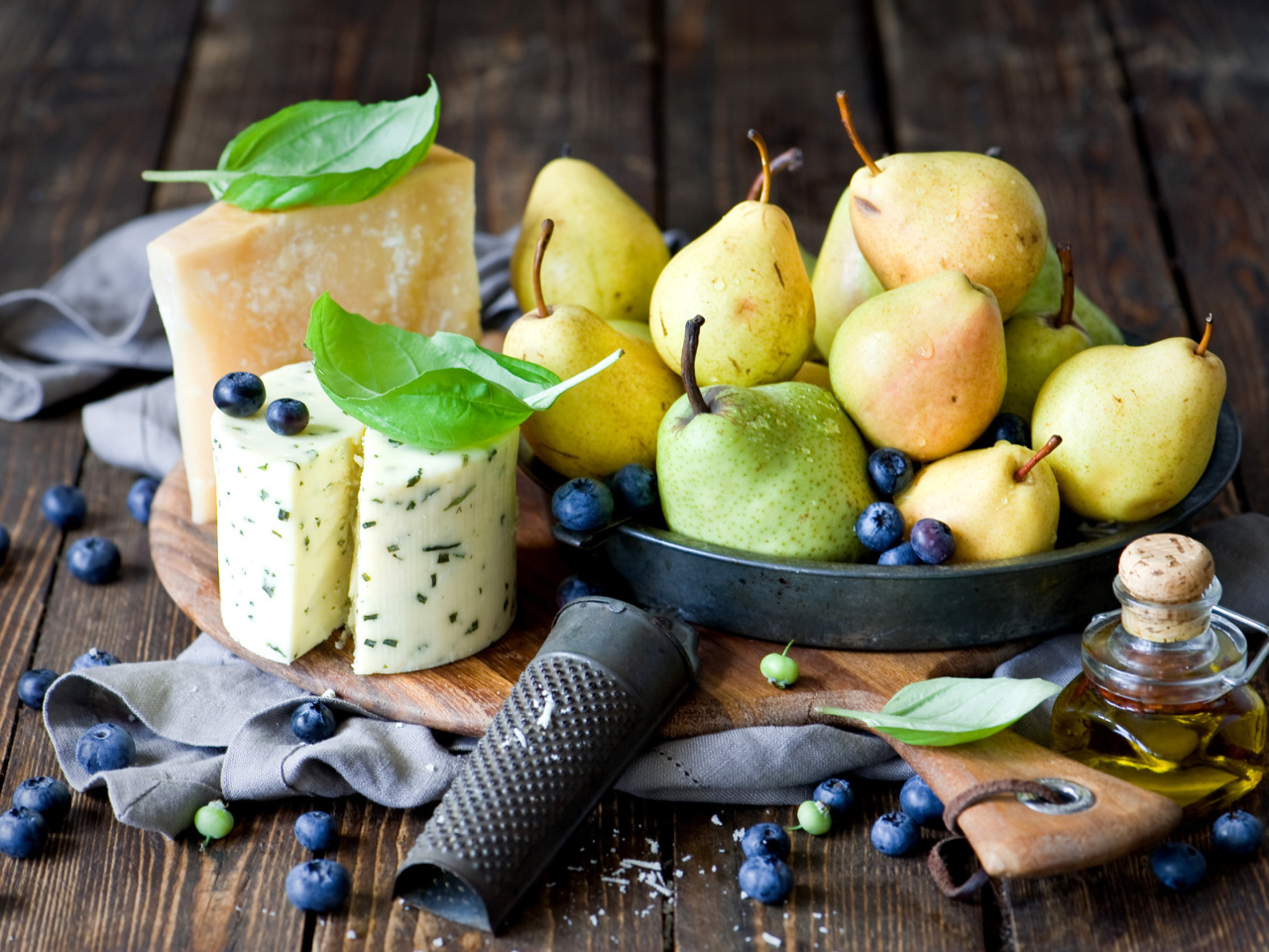 Das Pears and cheese DorBlu Wallpaper 1280x960