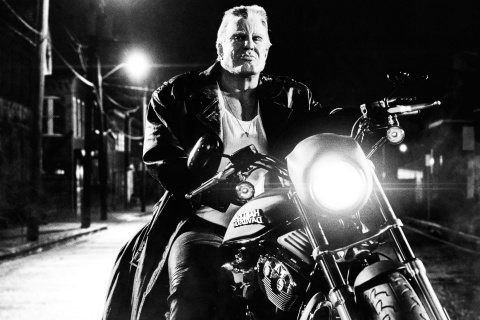 Sfondi Marv as Mickey Rourke Sin City 480x320