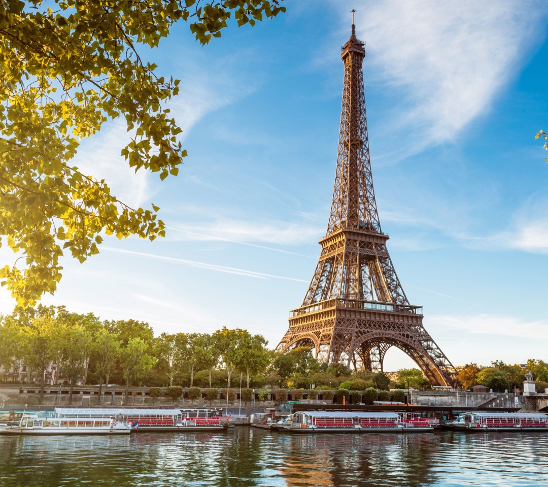 Обои Paris Symbol Eiffel Tower 1080x960